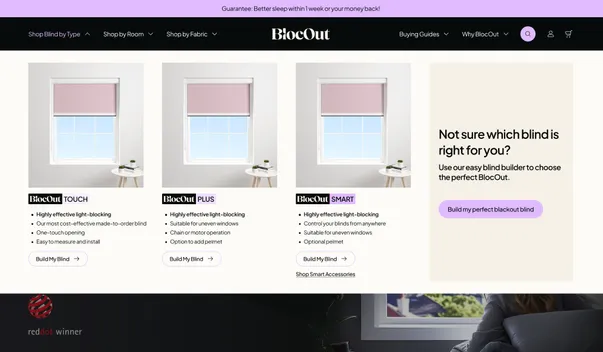 Screenshot of the new product names and descriptions